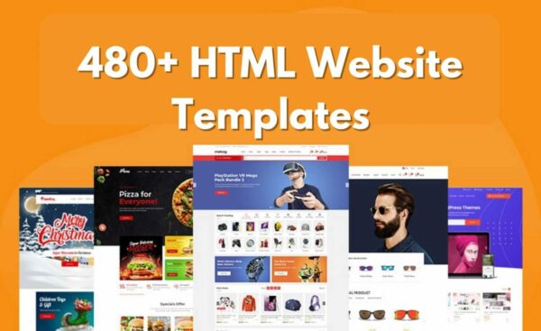 480+ HTML Website Templates